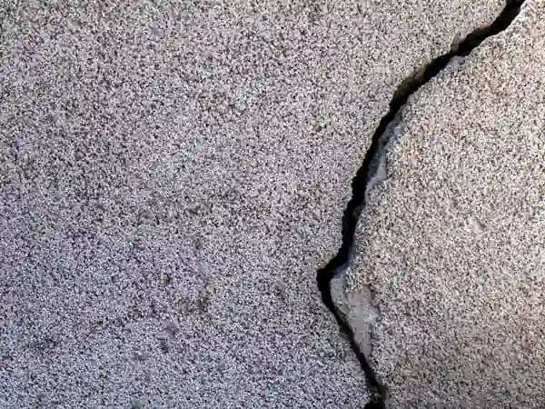 Serious structural foundation crack on a residential property in Burleson TX requiring professional foundation crack repair